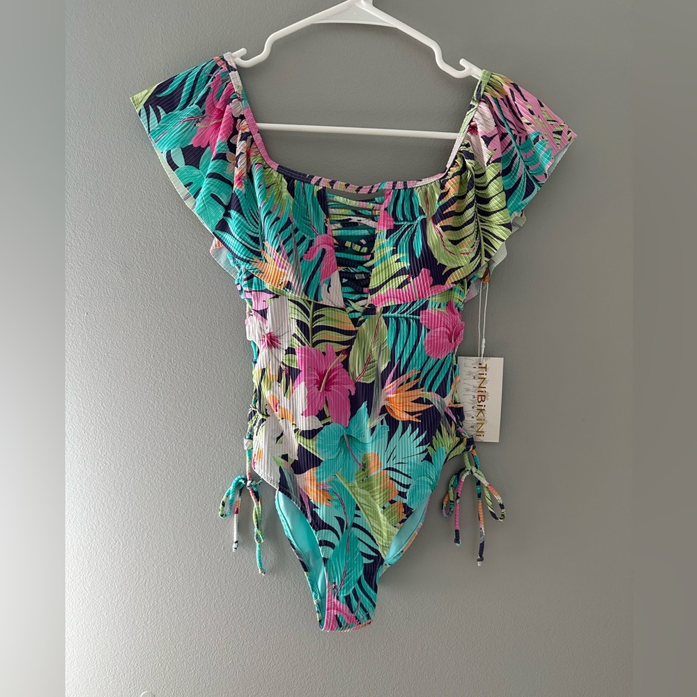 Tinibikini Swim Wear Floral Print XS